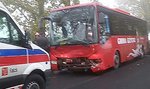 Wypadek gimbusa pod Giżyckiem. Dzieci ranne!