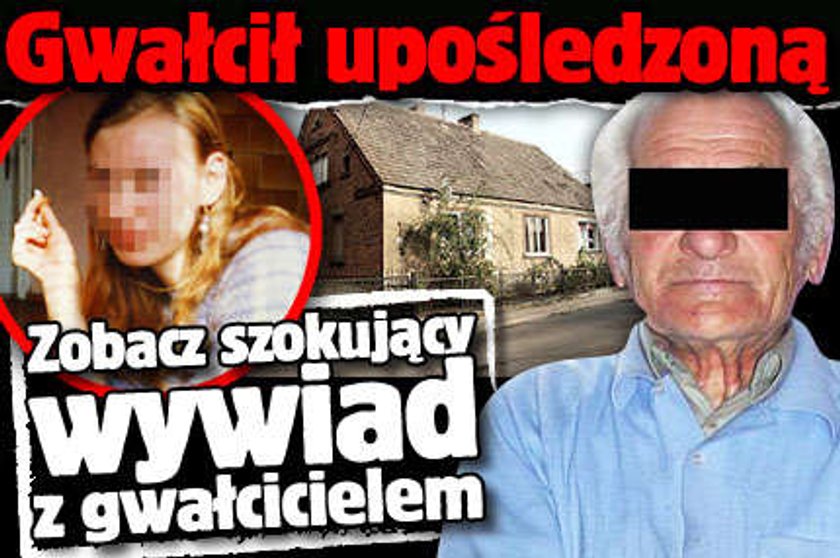 Gwałcił upośledzoną. Zobacz szokujący wywiad z gwałcicielem