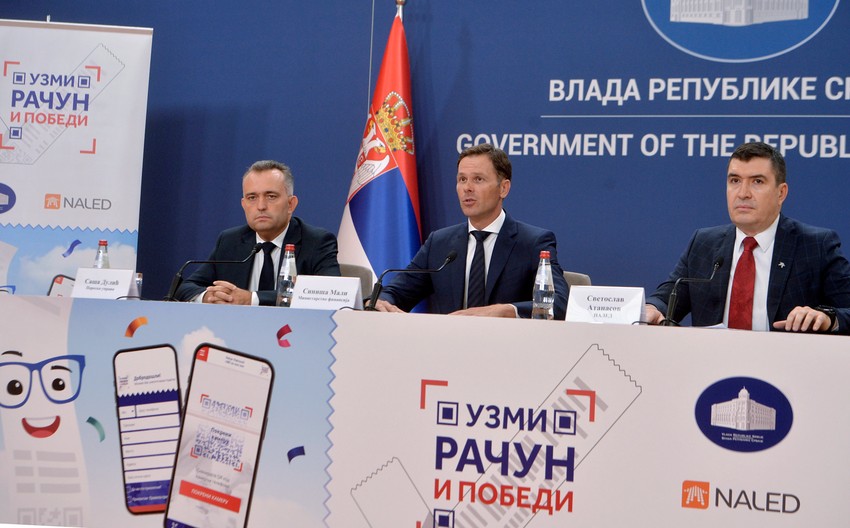 Mačli: "Nagradna igra "Uzmi račun i pobedi" značajna je za fiskalni sistem Srbije"