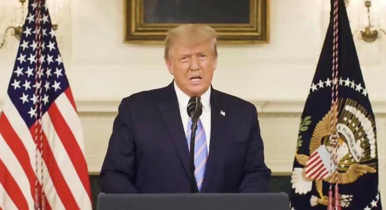 President Donald Trump conceded defeat and promised an orderly transition in a video posted on social media on Thursday night.