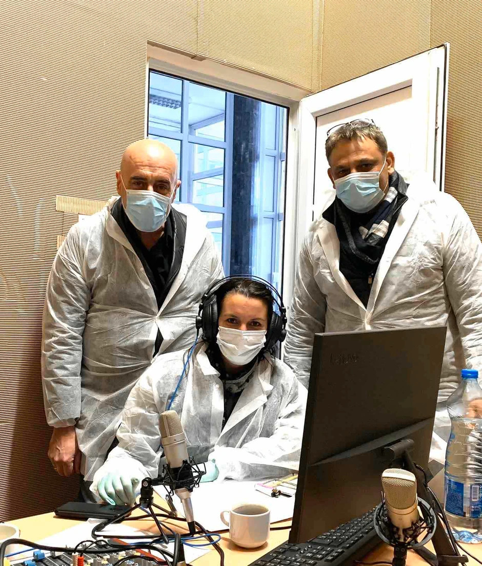 Direktor Saša Rokvić (desno) sa saradnicima