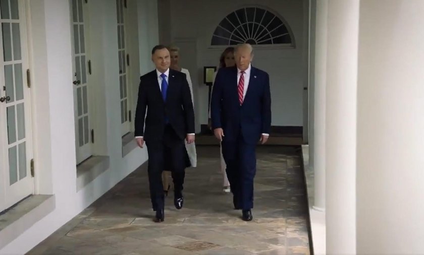 Andrzej Duda i Donald Trump