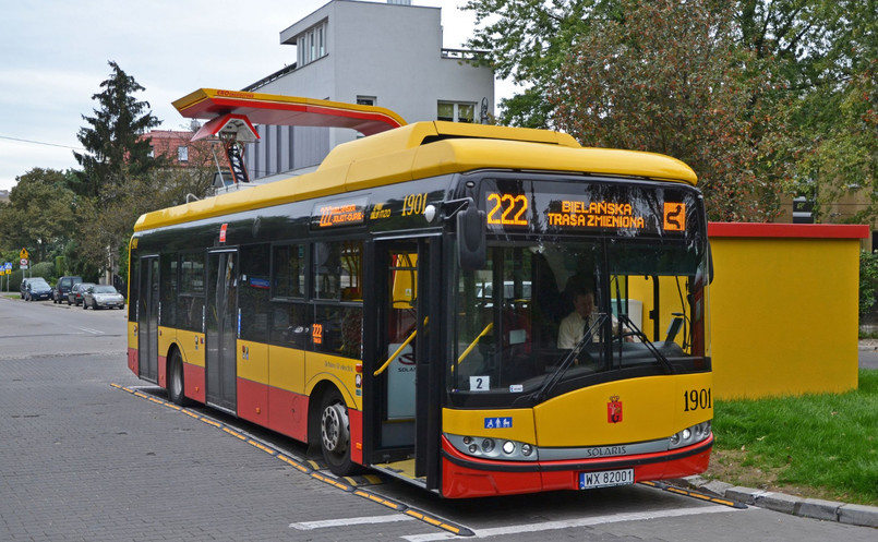 Autobus elektryczny firmy Solaris