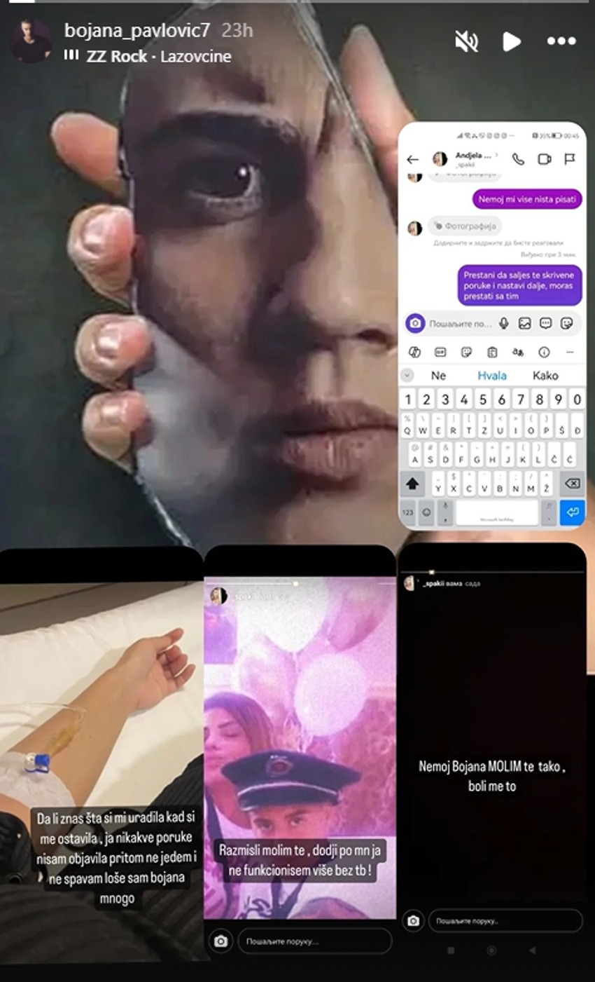 Bojana objavila dopisivanje sa Anđelom