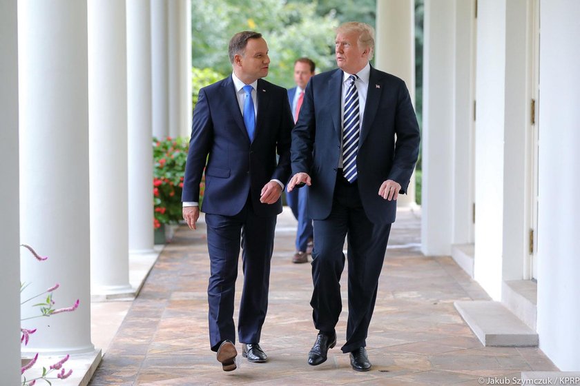 Andrzej Duda i Donald Trump