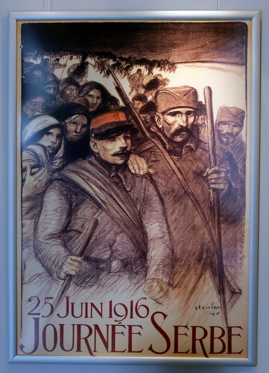 Teofil Štajnlen, Dva vojnika