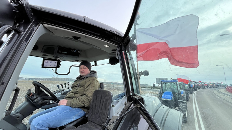 Łukasz Perkowski, rolnik z gm. Łapy, pow. białostocki