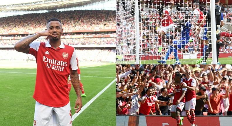 Arsenal fans in heaven as Gabriel Jesus delivers against Leicester City