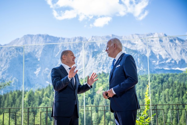 Olaf Scholz i Joe Biden