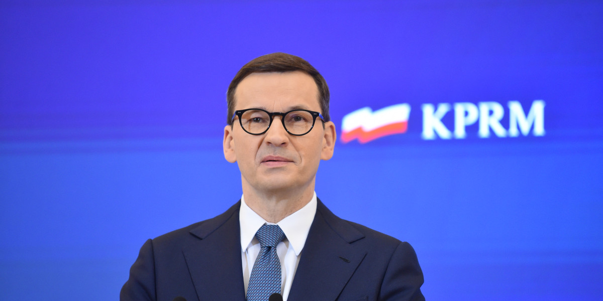 Premier Mateusz Morawiecki.