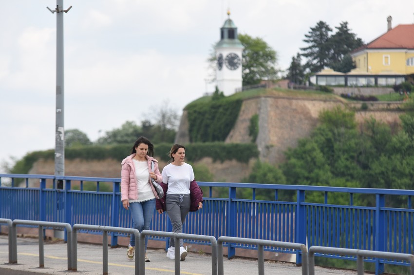 Posle dužeg vremena, Novosađani su izašli iz svojih domova
