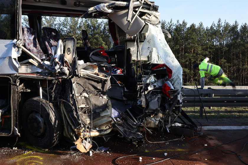 Dozens injured as Polish bus slams into trucks on the motorway near Berlin