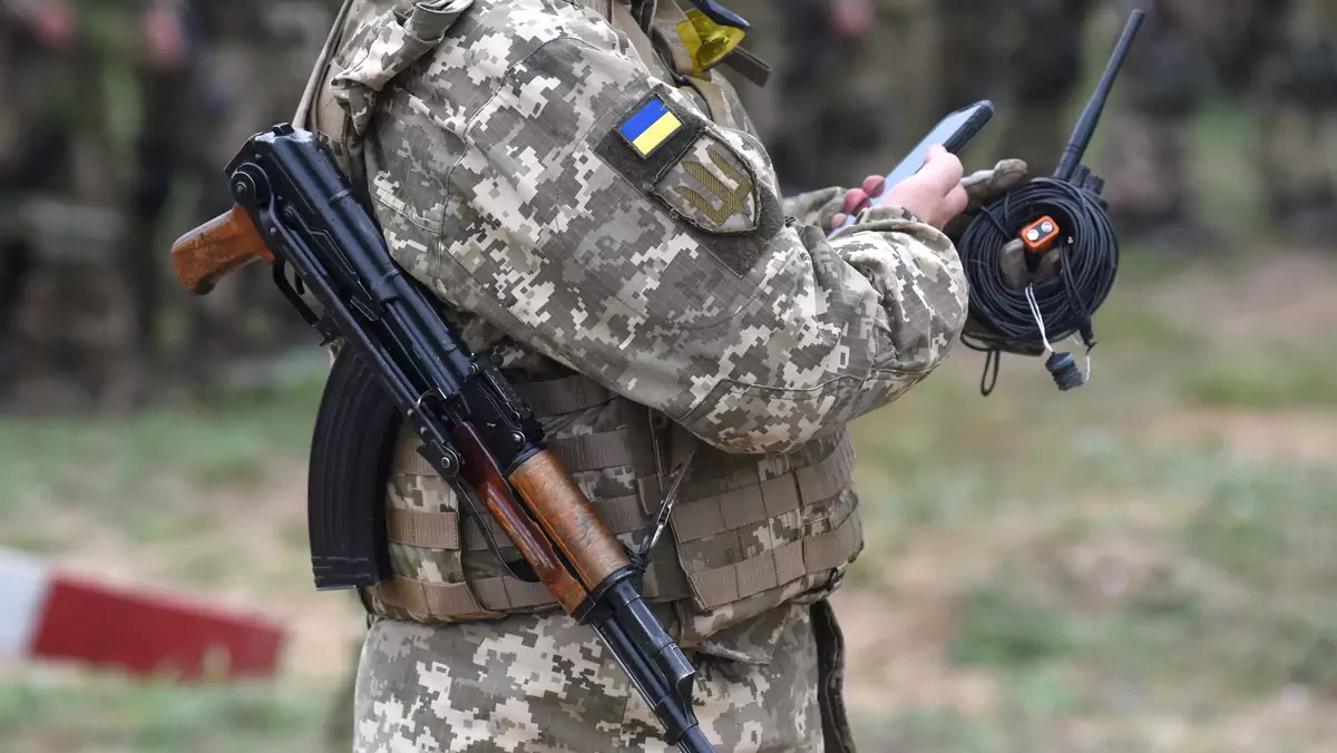 Ukraiński żołnierz (zdjęcie iliustracyjne)
