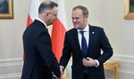 Prezydent Duda po spotkaniu z premierem Tuskiem. Mówi o "żałosnych działaniach"