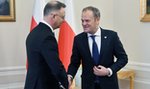 Prezydent Duda po spotkaniu z premierem Tuskiem. Mówi o "żałosnych działaniach"