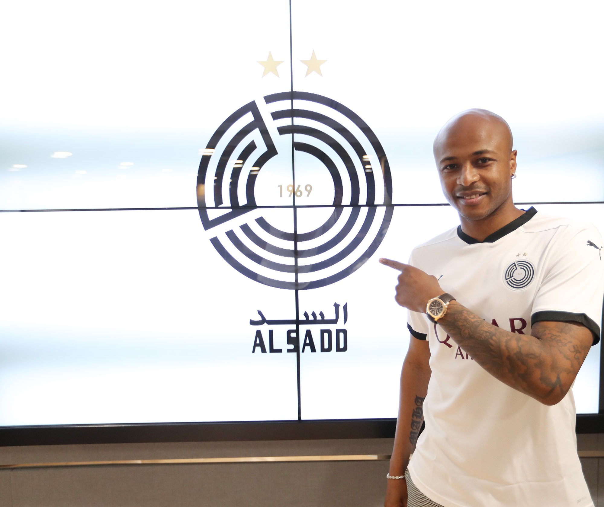 Andre Ayew unveiled by Al Sadd