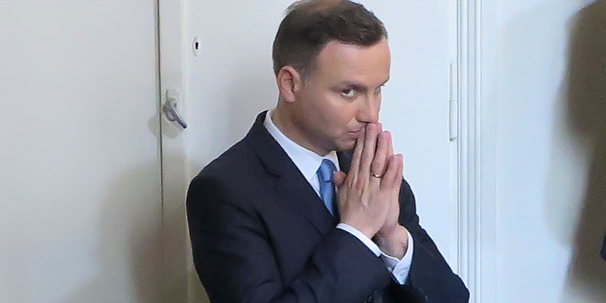 Andrzej duda na komunii chrześniaka