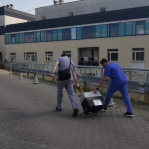  Foto: Sekcja Lotnictwa Policyjnego w Poznaniu, mł. asp. Ewelina Grypszpan z KMP w Szczecinie, mł. asp. Przemysław Ratajczyk z KWP we Wrocławiu