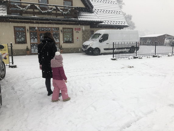 Atak zimy na Podhalu 17.01.2023