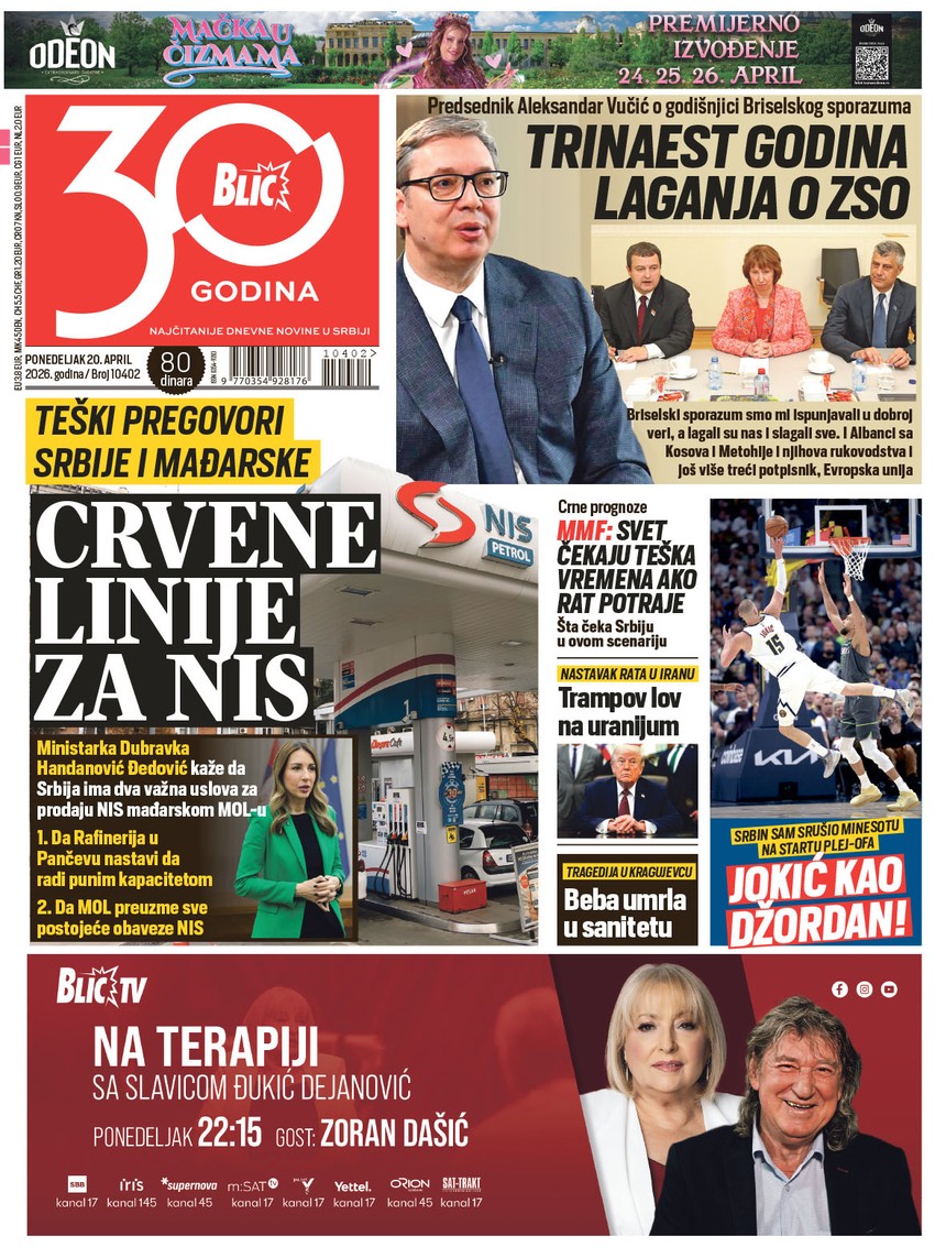 NASLOVNA BLIC