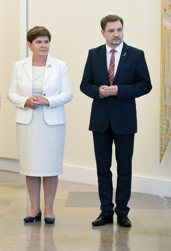 Beata Szydło i Piotr Duda