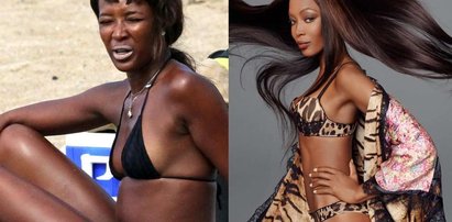 Wielki szwindel! Tak upiększają Naomi Campbell! FOTO