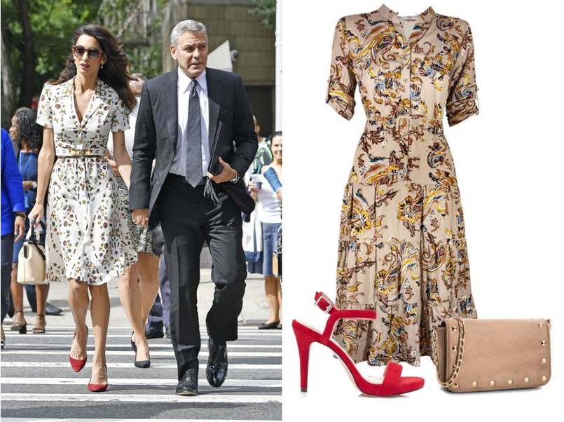 Inspirujące STYLIZACJE Amal Clooney