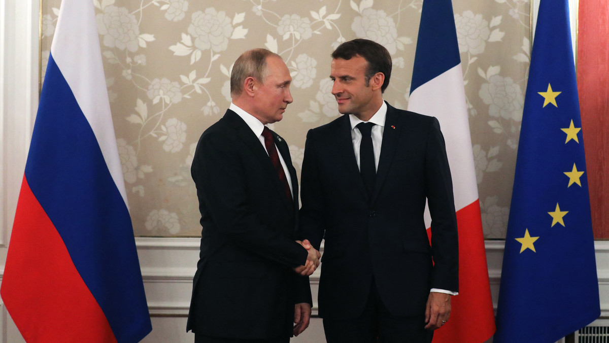 Władimir Putin powiedział, że Emmanuel Macron przestał do niego dzwonić