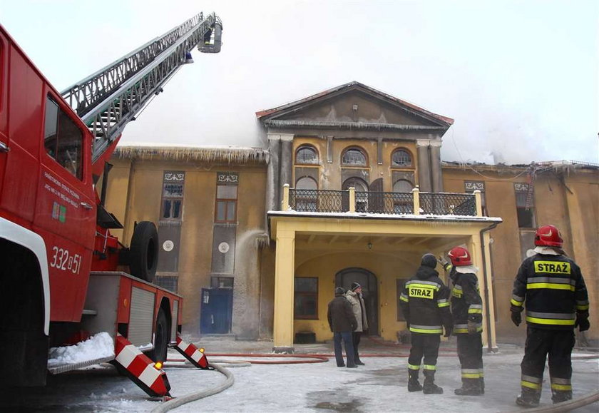 Jaworze, pożar, poprawczek, zakład wychowawczy, dzieci, straż pożarna