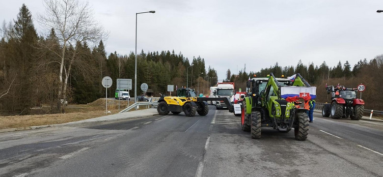 Protesty rolników na Słowacji. Zablokują na pół dnia przejście graniczne z Polską pod Tatrami