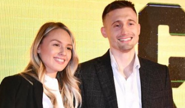 Aleksa Avramović sa ženom