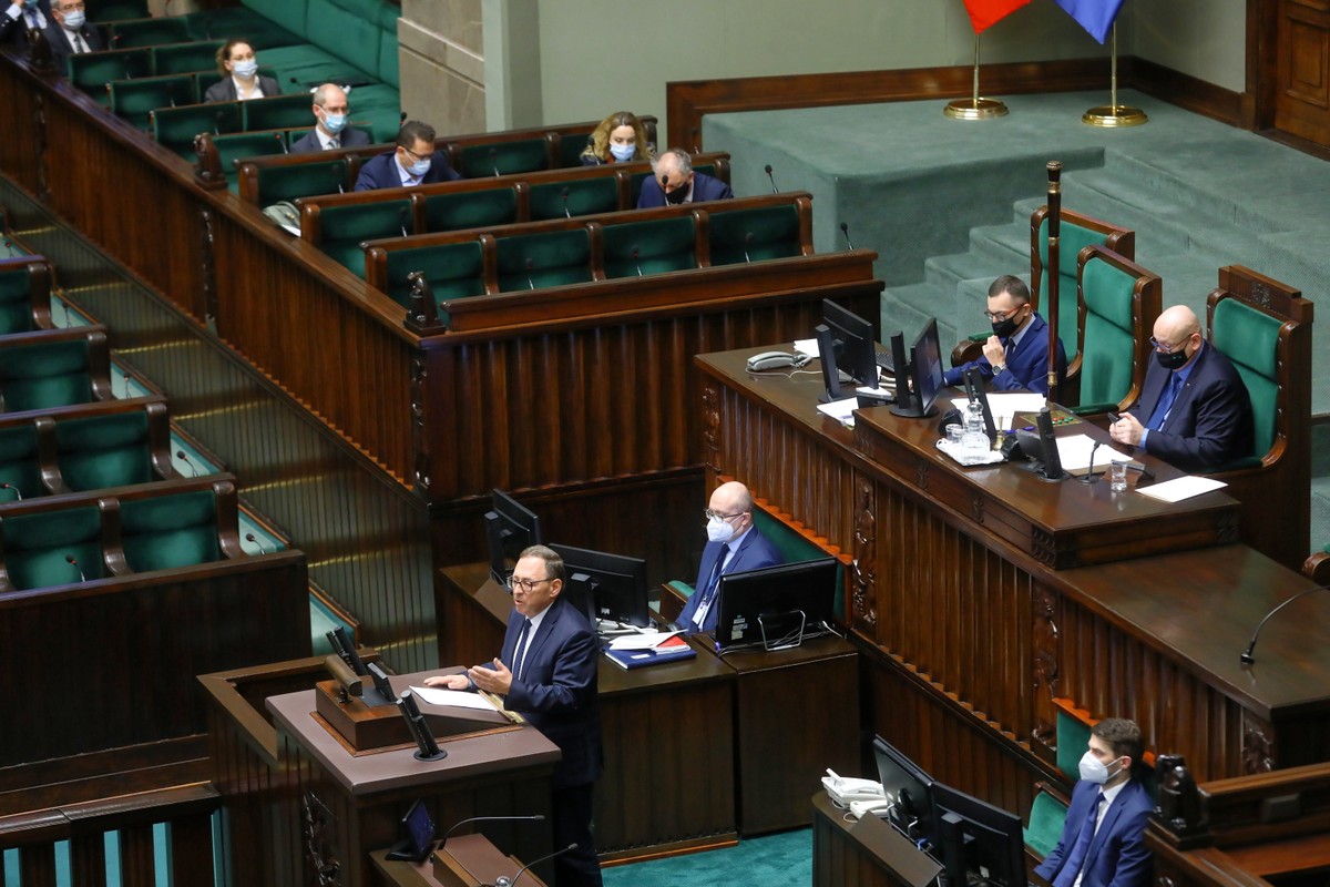 Sala obrad Sejmu w Warszawie