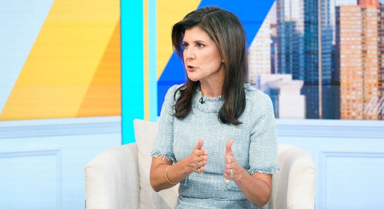 Former UN Ambassador Nikki Haley has endorsed former President Donald Trump, but conceded he is hurting his standing among women.John Lamparski/Getty Images