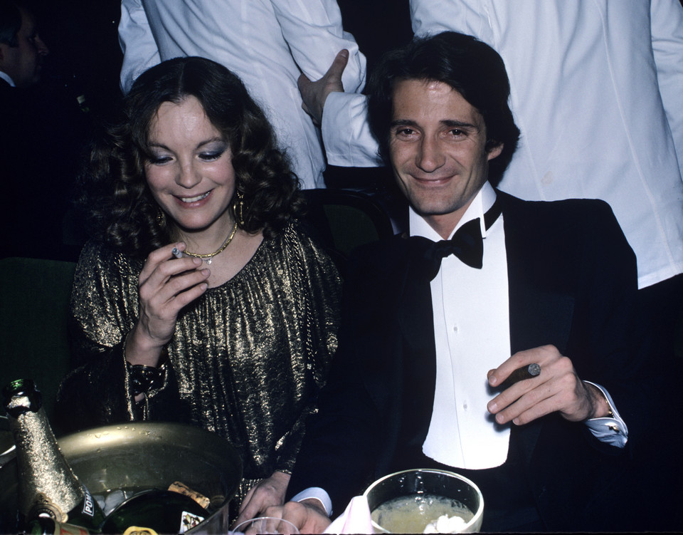 Romy Schneider i jej mąż,  Daniel Biasini (1978)