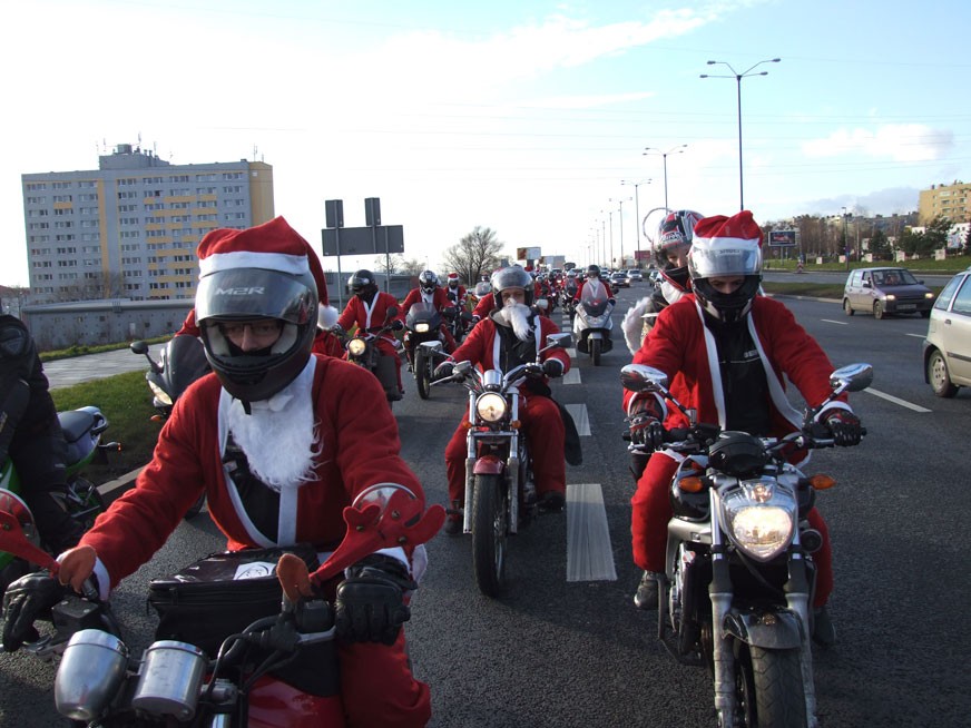 MIKOŁAJKI MOTOCYKLOWE W KRAKOWIE '2008