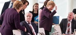 Minister odmówił podania ręki Angeli Merkel z powodu koronawirusa