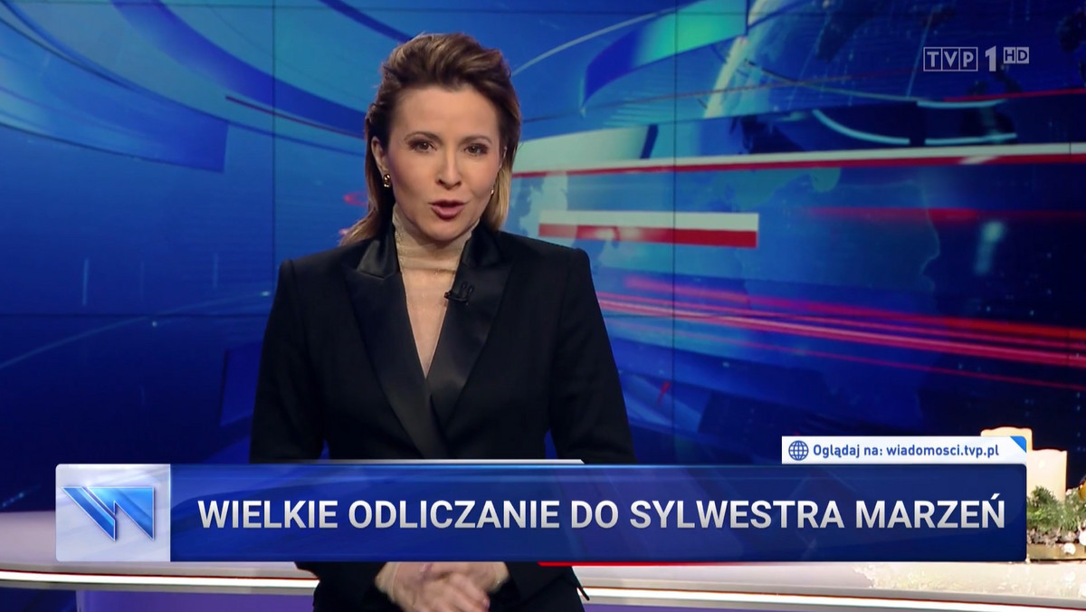 "Wiadomości" TVP o "Sylwestrze Marzeń". Imprezie poświęcono blok tematyczny