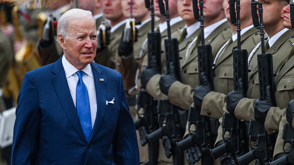 Prezydent USA Joe Biden w Warszawie