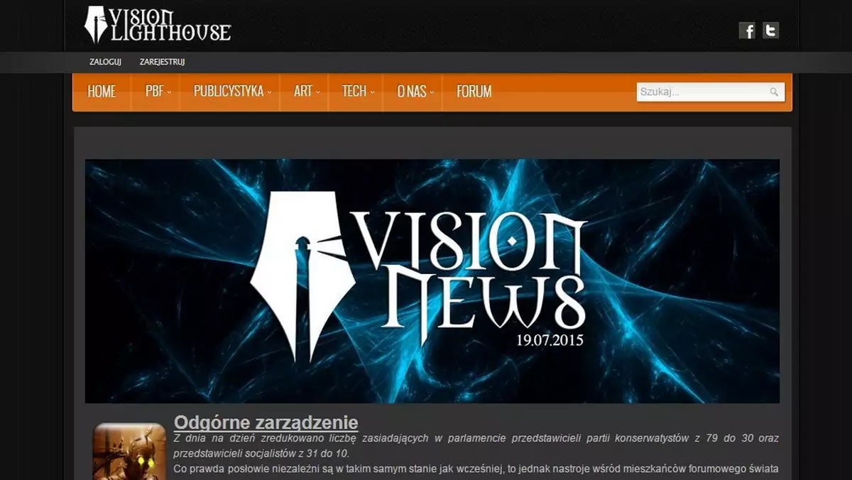 Vision Lighthouse - latarnia dla osób poszukujących PBFów, fot. screen za zgodą