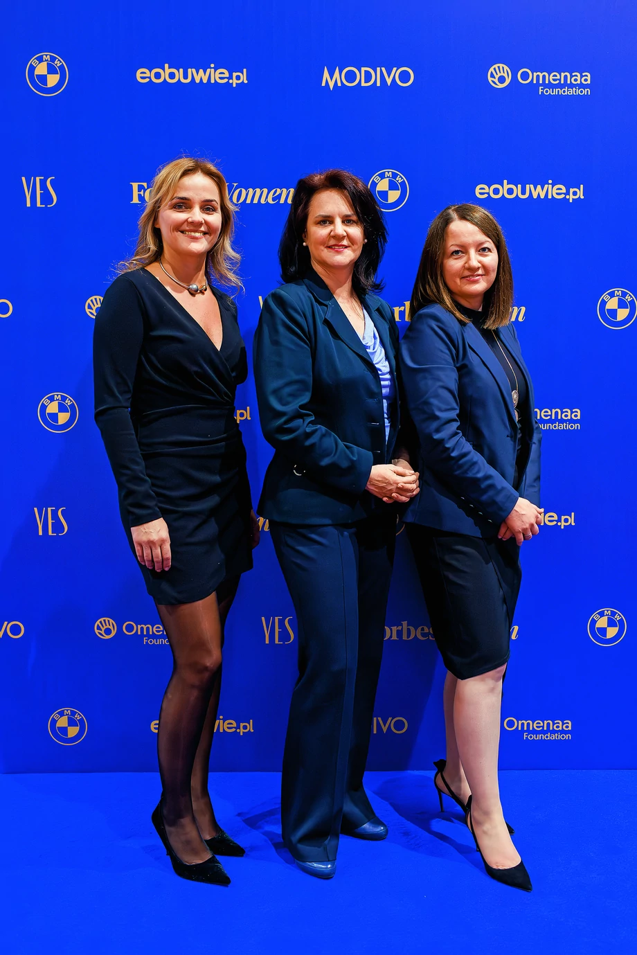 Od lewej: Aneta Poznańska, Monique Clua Braun i Anna Loughran, Novartis Polska.