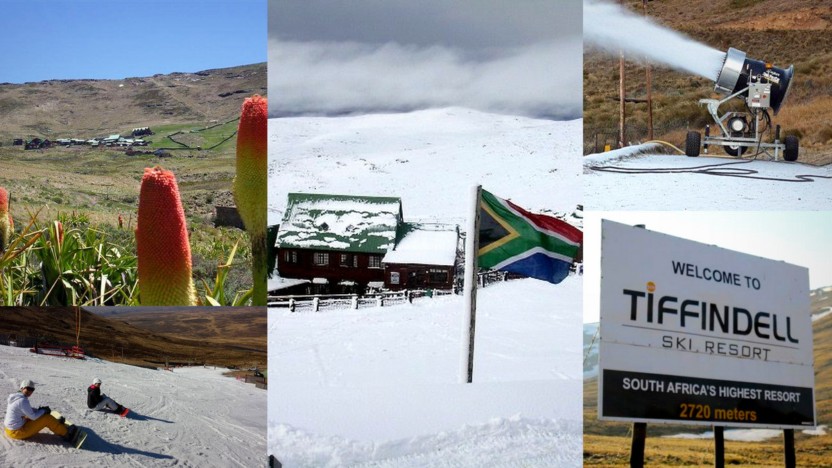 Tiffindel - jedyny ośrodek narciarski w RPA