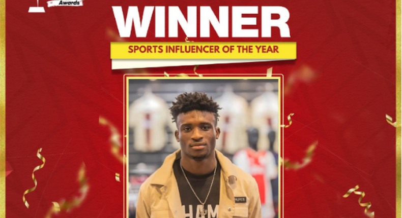 2023 Pulse Influencer Awards: Mohammed Kudus is Sports Influencer of the Year