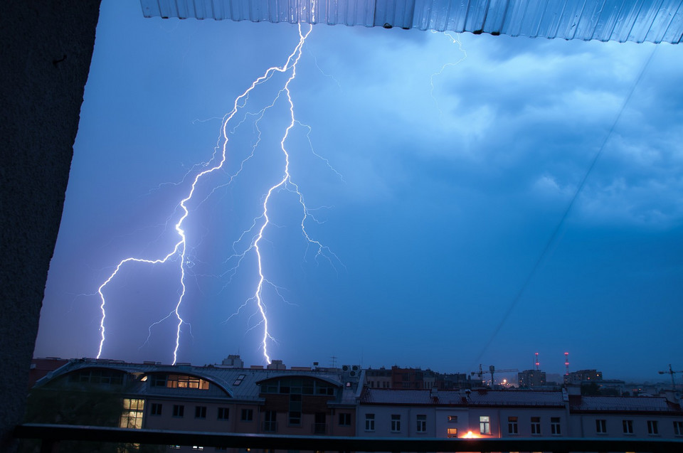 Burza nad Białymstokiem, fot. użytkownik anonimowy/Daj znać!