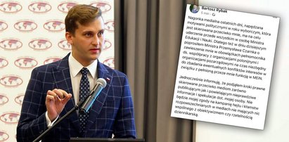 Po publikacji "Faktu": Bartosz Rybak prosi o zawieszenie w obowiązkach