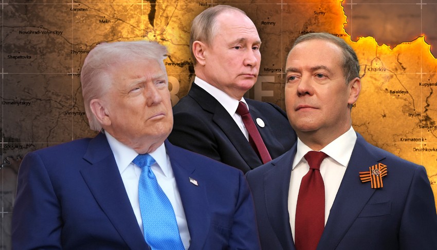 Tramp, Putin i Medvedev