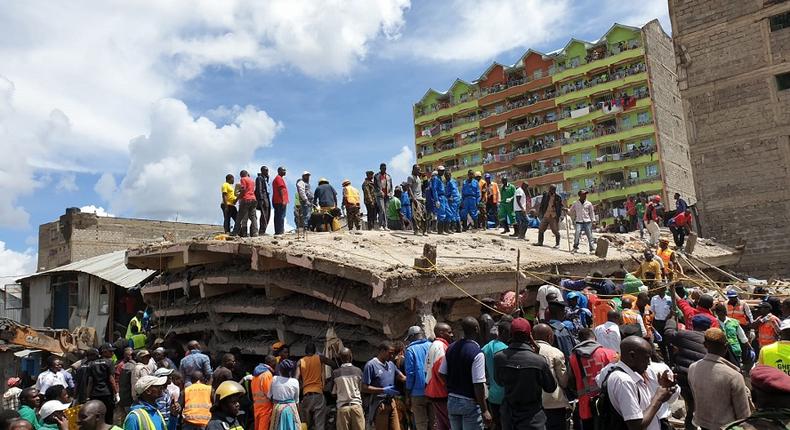 Update on rescue operations at building that collapsed in Tassia, Embakasi East 