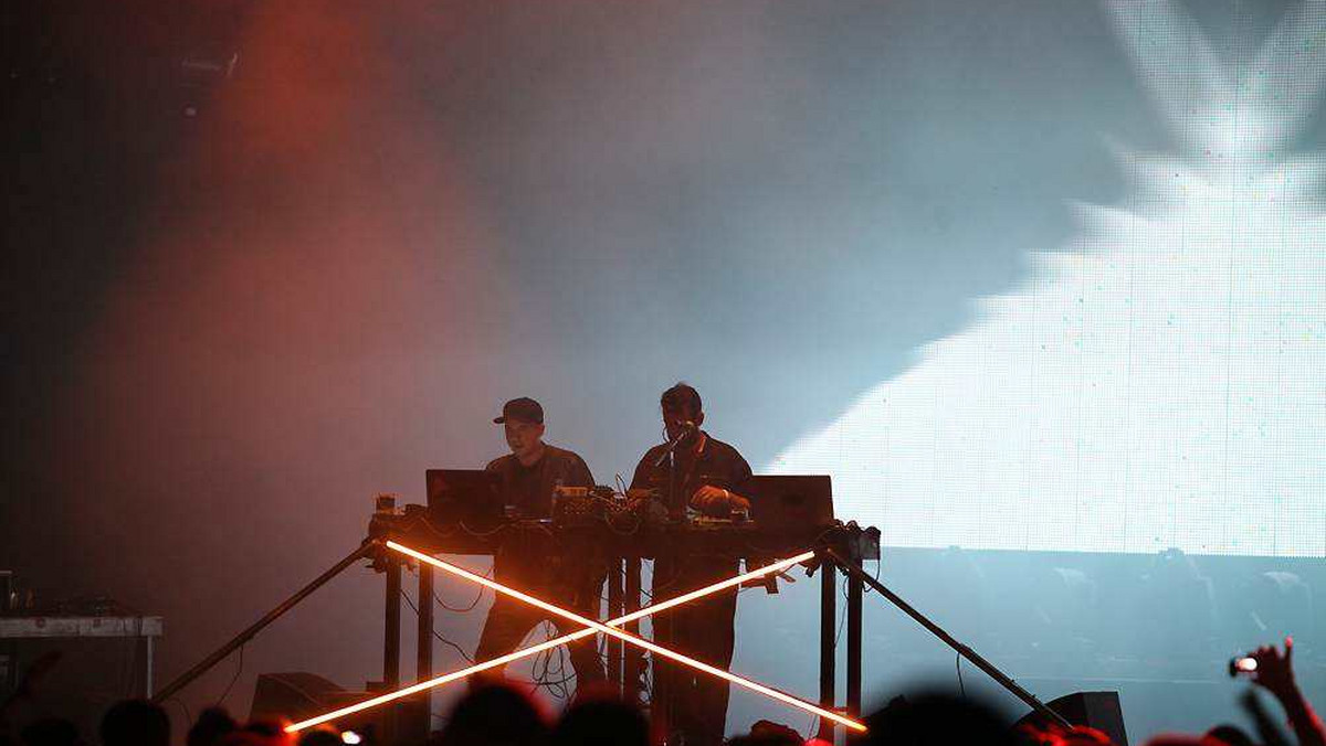 Modeselektor na Audioriver Festival 2012 (fot. Joanna Combik/Onet.)