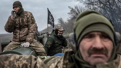 Ukraińscy żołnierze w obwodzie chersońskim
