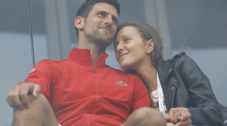 A világelső teniszező Djokovics 2014-ben vette f﷯eleségül Jelenát. Két gyermekük született /Fotó: GettyImages