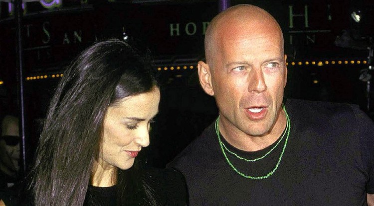 Egy régi fotón együtt Demi Moore és Bruce Willis Fotó: Northfoto